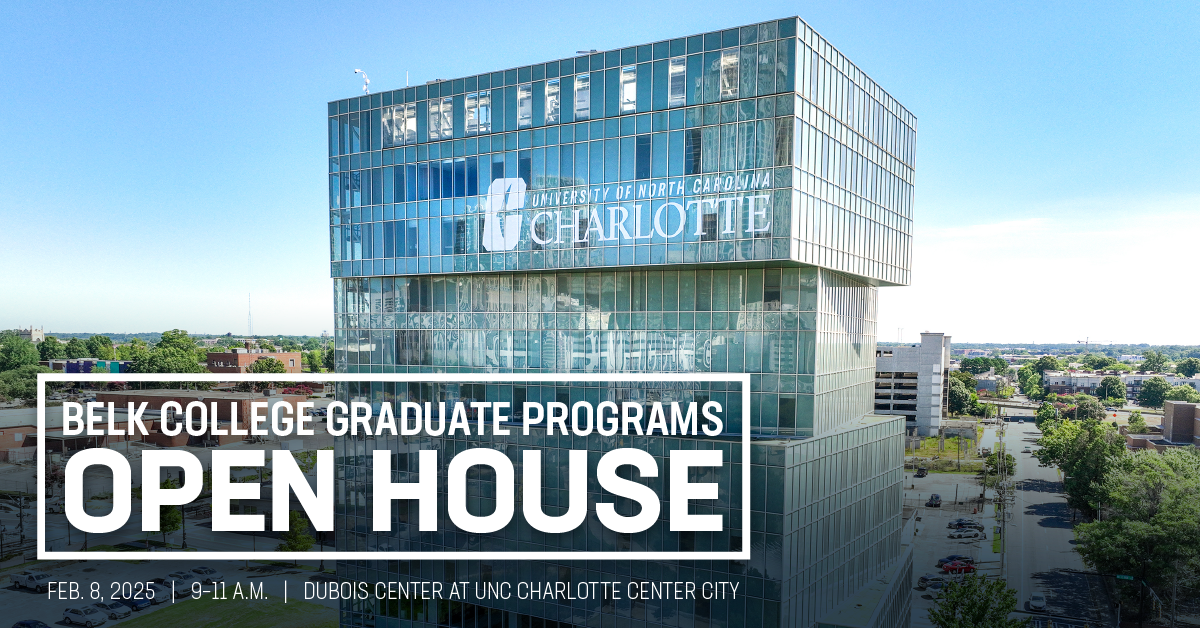 Belk College of Business Open House on Feb. 8 with Dubois Center image